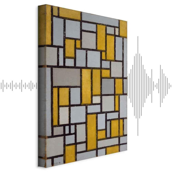 Quadro - Piet Mondrian – Composition with grid 9