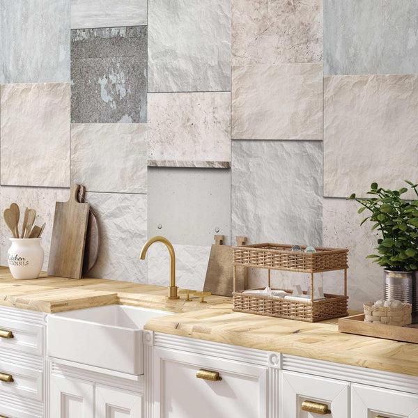 Carta da parati - Trittico di pietra