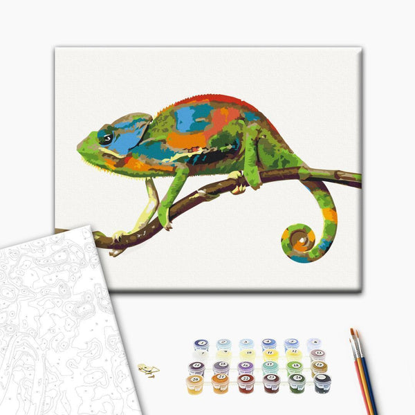 Quadro fai da te - Chameleon