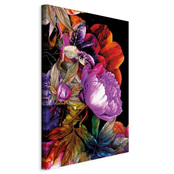Quadro - Nature in Summer Hues (1-part) - Flower Garden of Inspiration