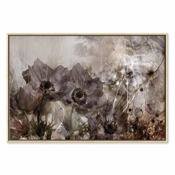 Quadro - Anemones in Sepia (1 Part) Wide