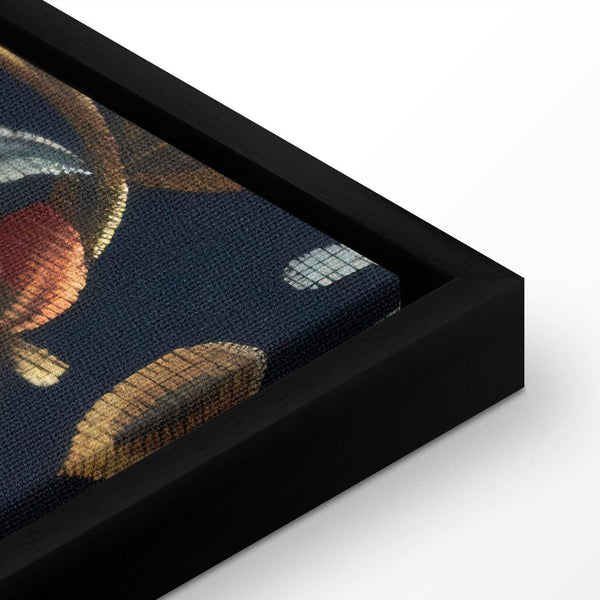 Quadro - Tapestry Large Flowers Retro Floral Motif in Kilim Style