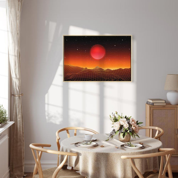 Quadro - Futuristic landscape (1 Part) Wide