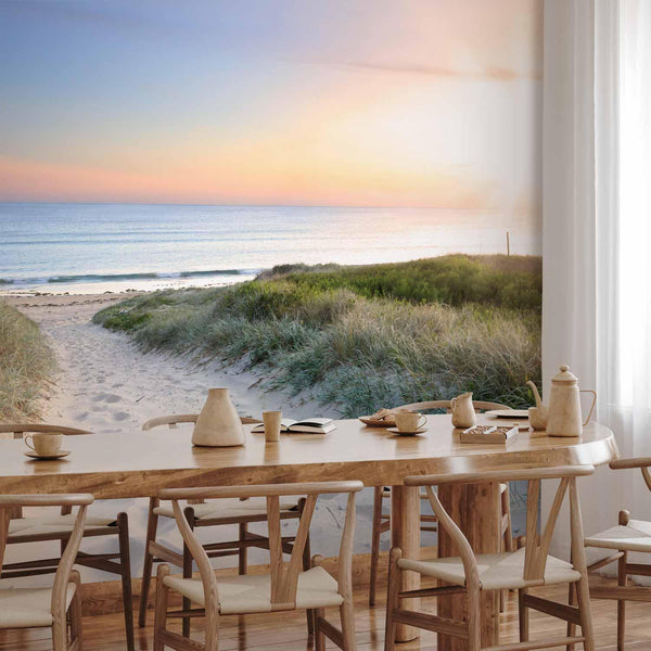 Carta da parati - Morning walk on the beach