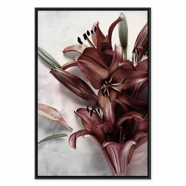 Quadro - Floral Form (1 Part) Vertical