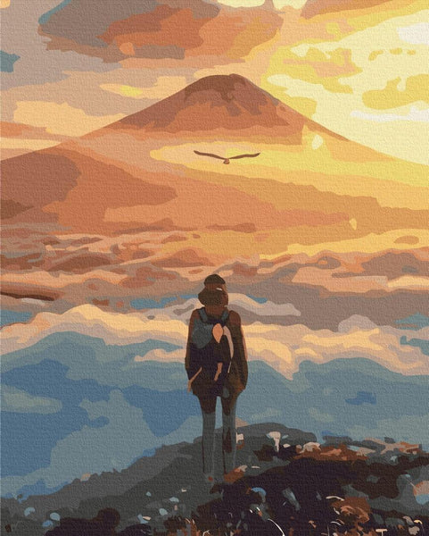 Quadro fai da te - At the summit at dawn
