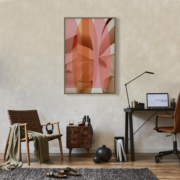 Quadro - Floral Kaleidoscope (1 Part) Vertical
