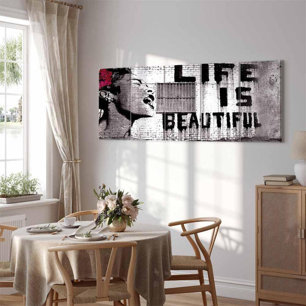 Quadro - Banksy: Life is Beautiful