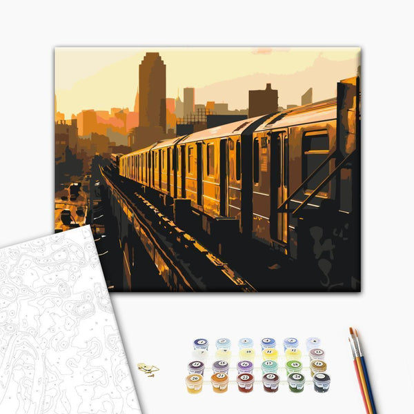 Quadro fai da te - New York Subway