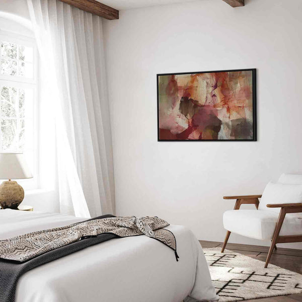 Quadro - Spring composition – transparencies and forms in watercolor style