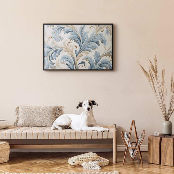 Poster - Baroque Vines in Light Colors