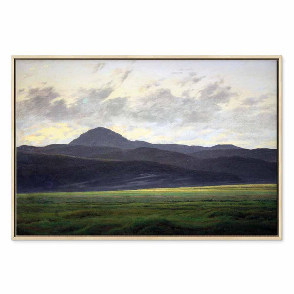Quadro - Caspar David Friedrich – Mountain Landscape in Bohemia