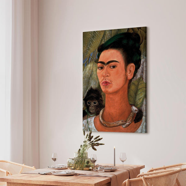 Quadro - Frida Kahlo – Self-Portrait with Monkey
