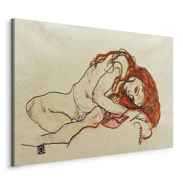 Quadro - Egon Schiele – Crouched Girl With Bowed Head