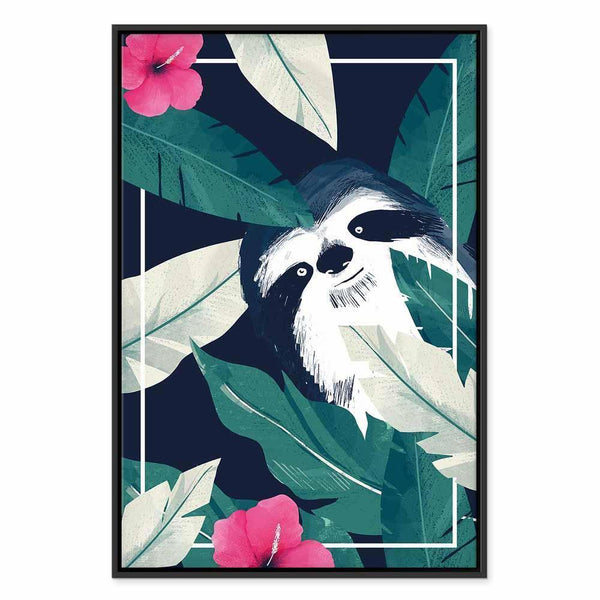 Quadro - Sloth in the Tropics (1 Part) Vertical