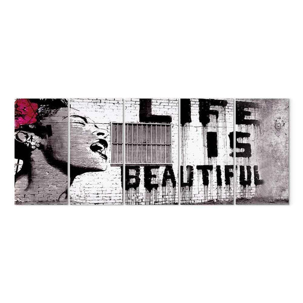 Quadro - Banksy: Life is Beautiful
