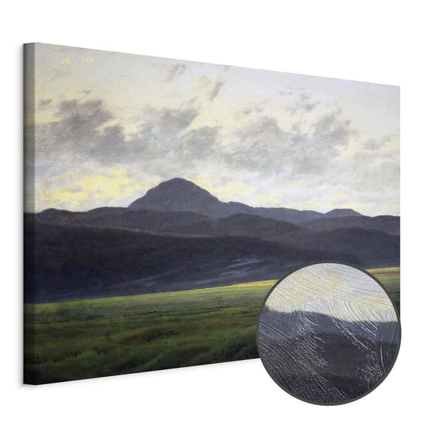 Quadro - Caspar David Friedrich – Mountain Landscape in Bohemia
