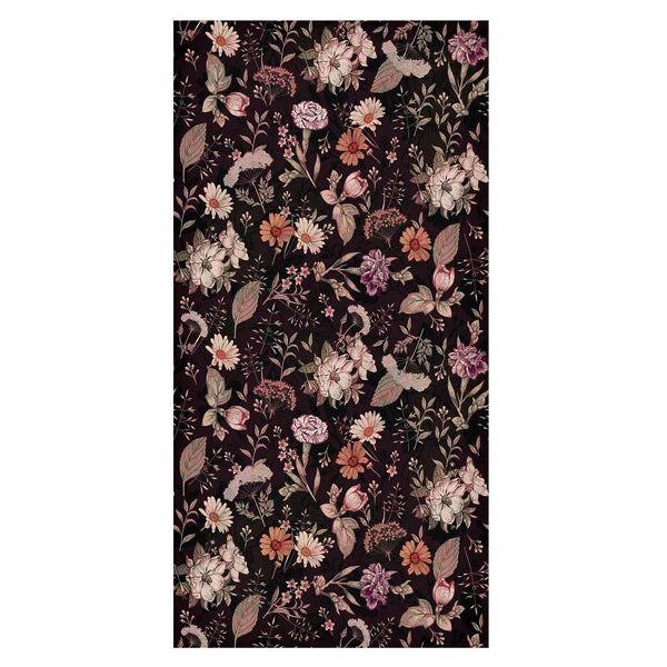 Tappezzeria murale - Fragrant flowers and herbs - plum