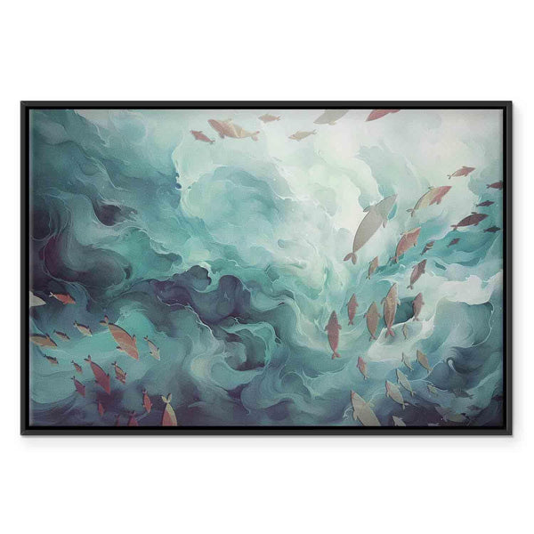 Quadro - Fish in the ocean