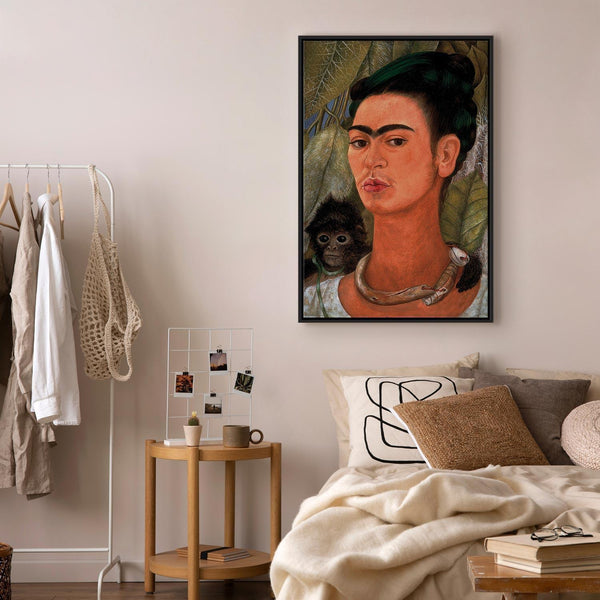 Quadro - Frida Kahlo – Self-Portrait with Monkey