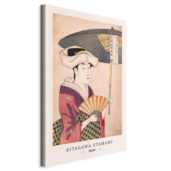 Quadro - Woman With an Umbrella (1 Part) Vertical