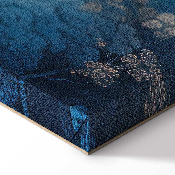 Quadro - Landscape with Trees in Illustrative Style Fairy-Tale Blue Forest