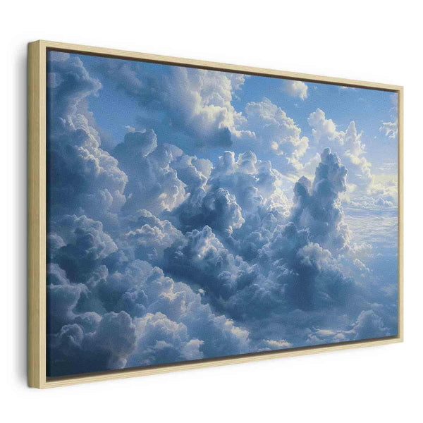 Quadro - Ocean in the Air: Waving Clouds Reflecting Morning Light