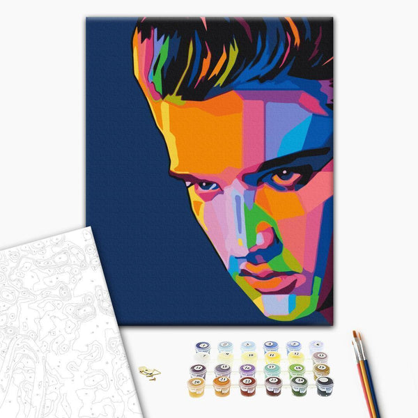 Quadro fai da te - Colourful Elvis
