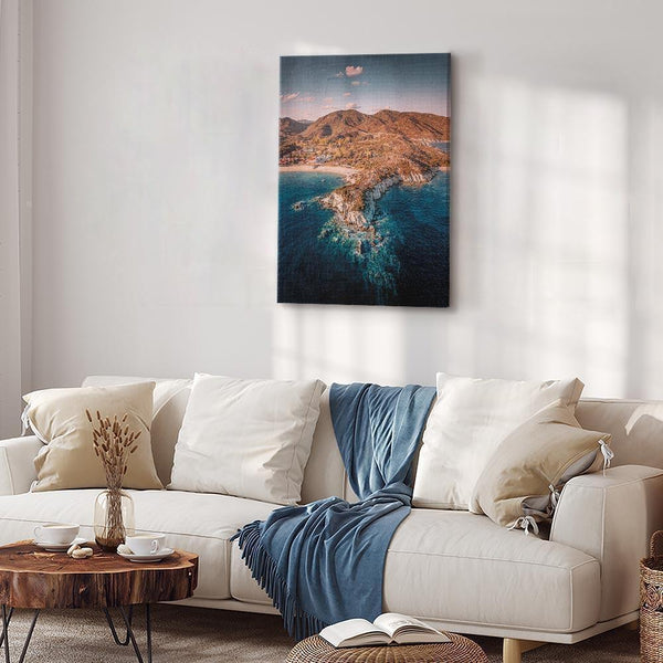 Quadro - Cliff in Kalamitsi (1 Part) Vertical