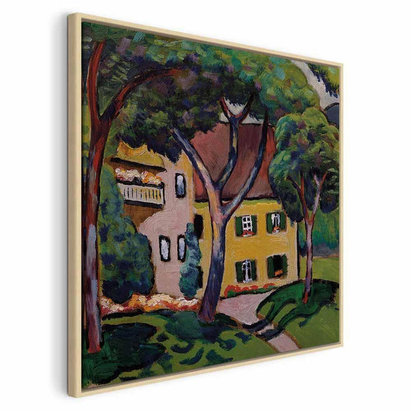 Quadro - August Macke – Staudacherhaus in Tegernsee