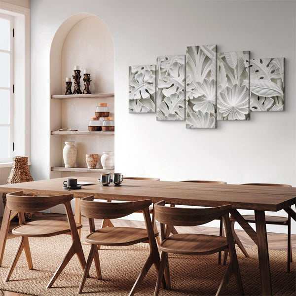 Quadro - Alabaster Garden (5 Parts) Wide