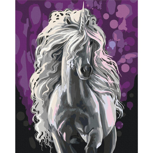 Quadro fai da te - White Unicorn