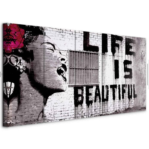 Quadro - Banksy: Life is Beautiful