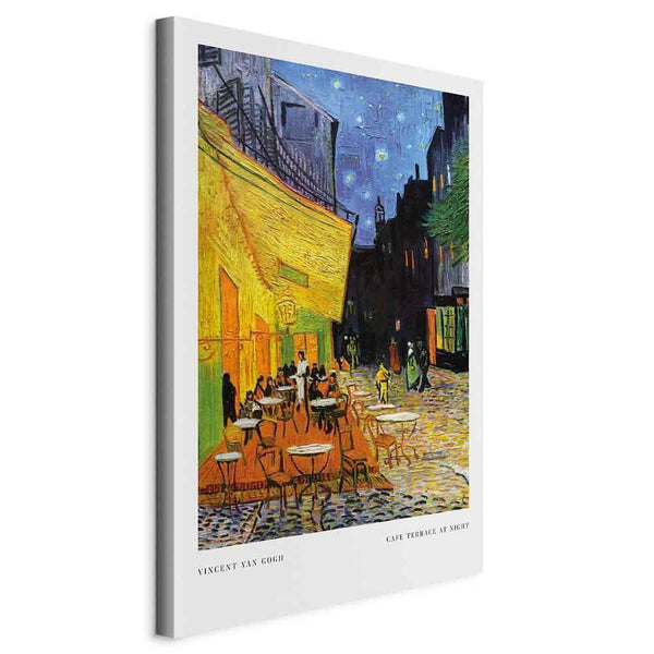 Quadro - Cafe at Night (1 Part) Vertical