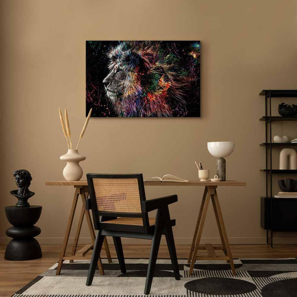 Quadro - Crazy Lion (1 Part) Wide