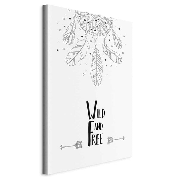 Quadro - Wild and Free (1 Part) Vertical