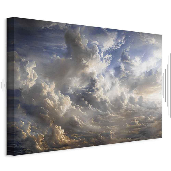 Quadro - Golden Reflections on Clouds Foretelling Dusk