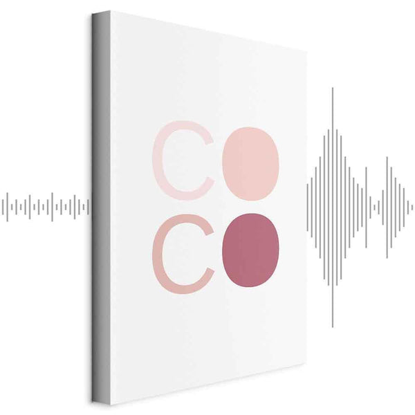 Quadro - Pink Coco (1 Part) Vertical
