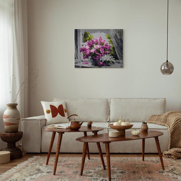 Quadro fai da te - Flowers in the window