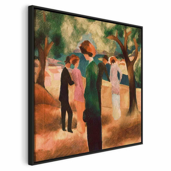 Quadro - August Macke – Lady in Green Jacket