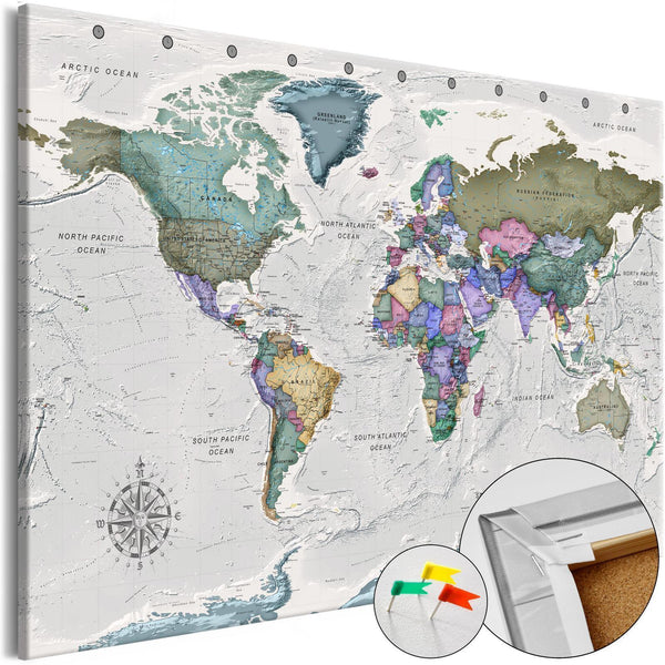 Quadro di sughero - World Destinations (1 Part) Wide