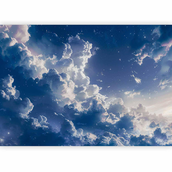 Carta da parati - Starry Clouds and Delicate Light Over a Corner of the Sky