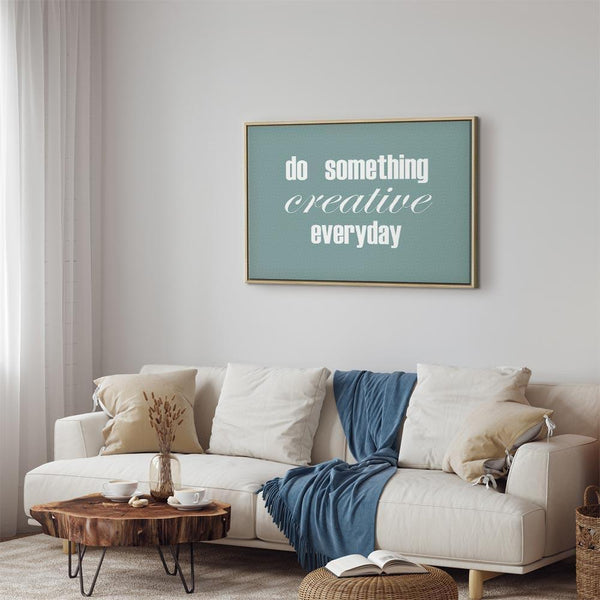 Quadro - Do Something Creative Everyday (1 Part) Wide