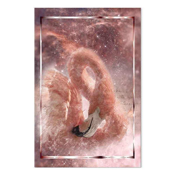 Quadro - Space Flamingo (1 Part) Vertical