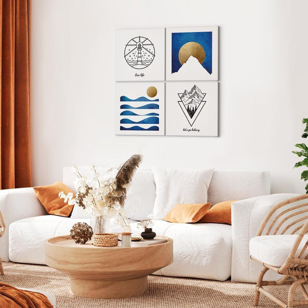 Quadro - Sea or Mountains (4 Parts)