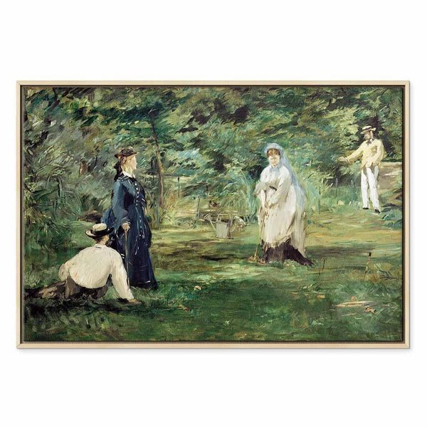 Quadro - Edouard Manet – The Croquet Party in Paris