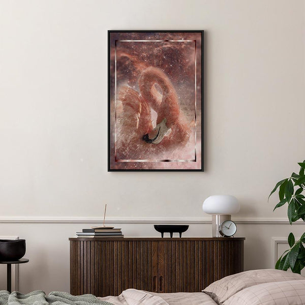 Quadro - Space Flamingo (1 Part) Vertical