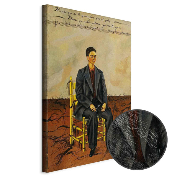 Quadro - Frida Kahlo – Self-Portrait with Cropped Hair