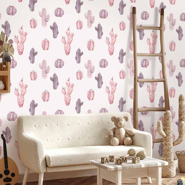 Tappezzeria murale - Pink Cacti