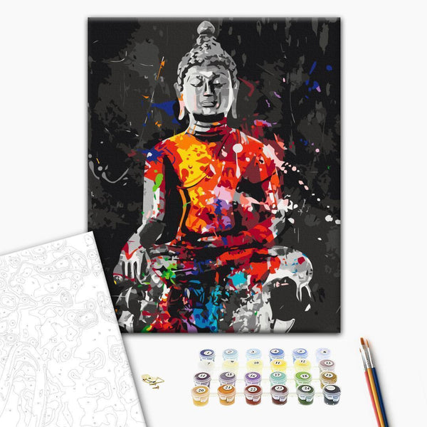 Quadro fai da te - Buddha in Colours